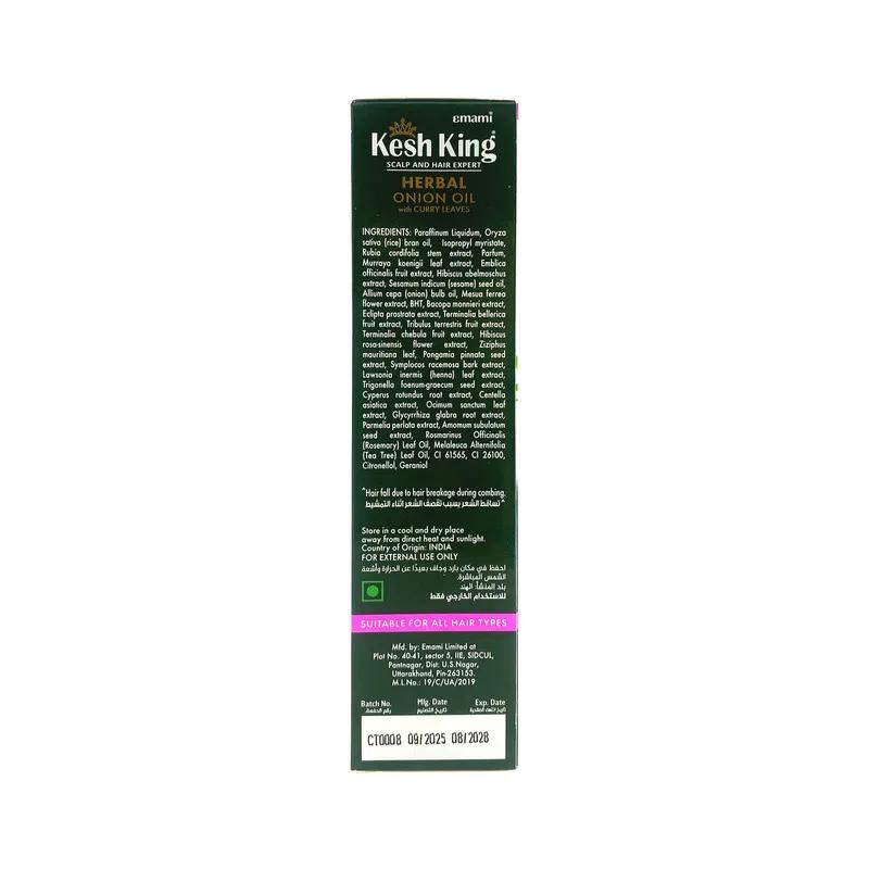 Kesh King Scalp and Hair Expert Onion Oil with Curry Leaves 200Ml