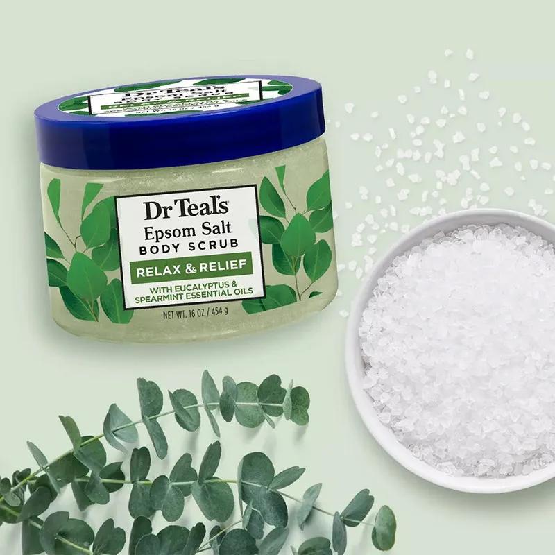 Dr Teal's Epsom Salt Body Scrub - Eucalyptus&Spearmint 454g