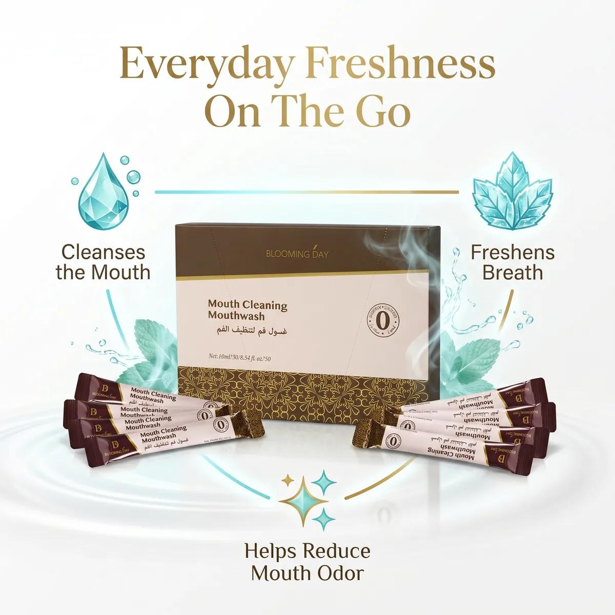 Blooming Day Mouth Cleansing Mouthwash 10ml * 30 Sachets
