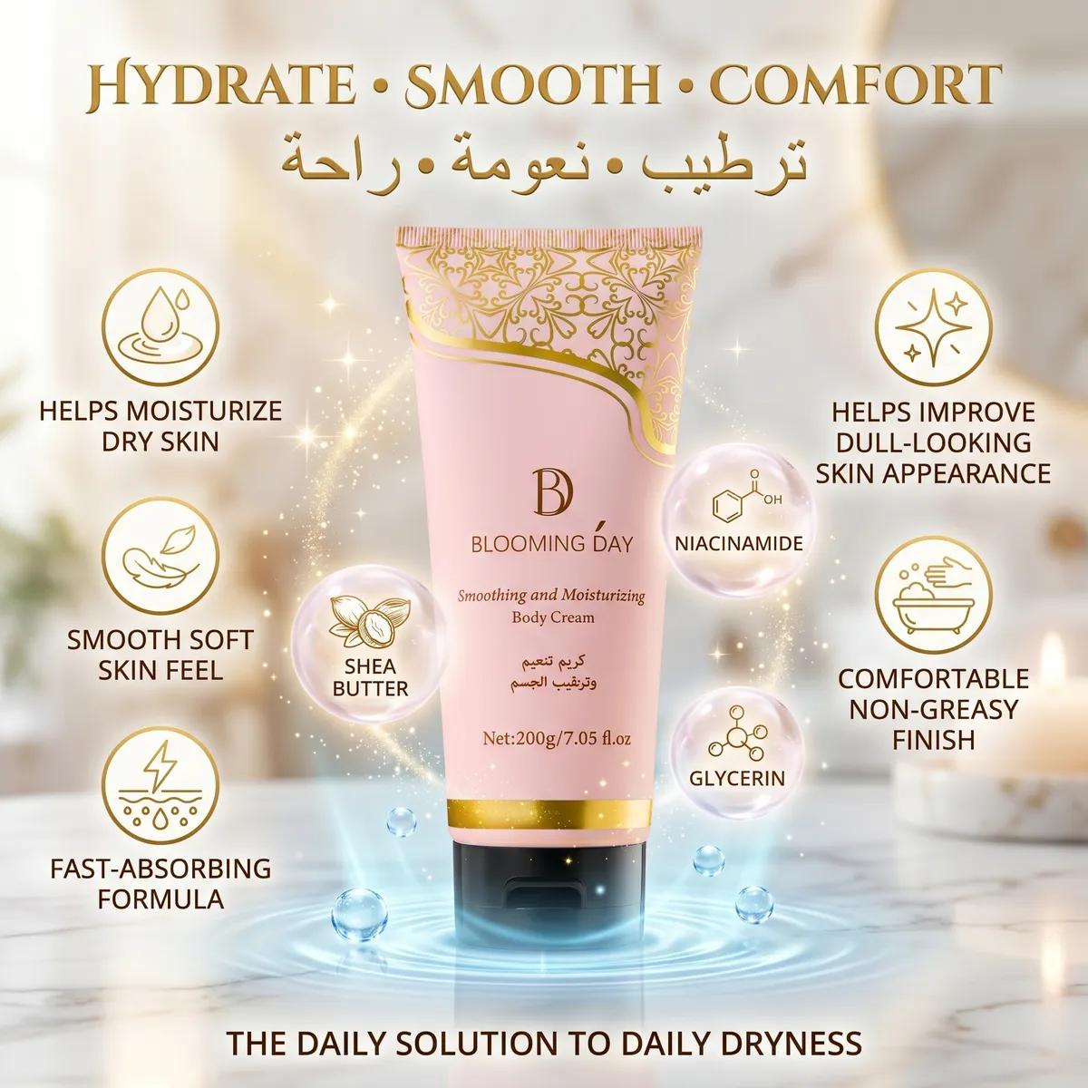 Blooming Day Smooth & Moisturizing Body Cream 200gm