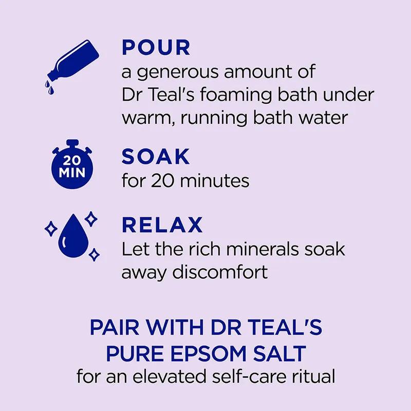 Dr Teal's Foaming Bath Soothe & Sleep with Lavender 1000ml