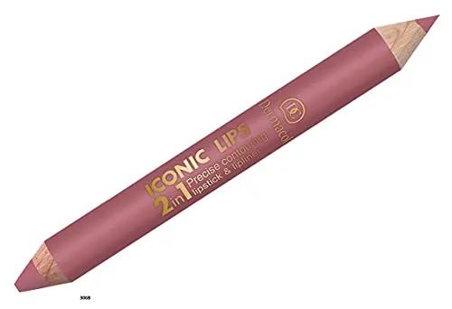 Dermacol Iconic Lips 2in1 Lipstick & Lipliner | (No 1)