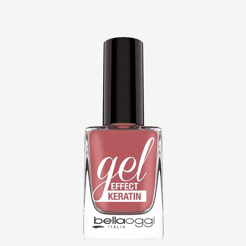 Bellaoggi Nail Polish Gel Effect Keratin - Dusty Rose