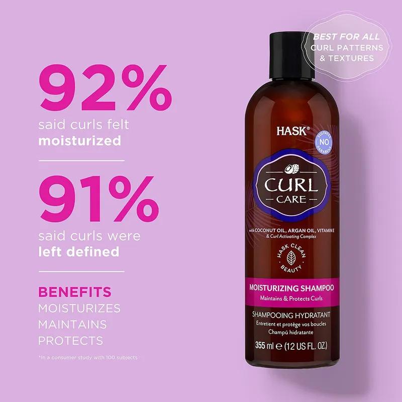 Hask Curly Care Shampoo 355Ml & Conditioner 355Ml X2 Value Pack