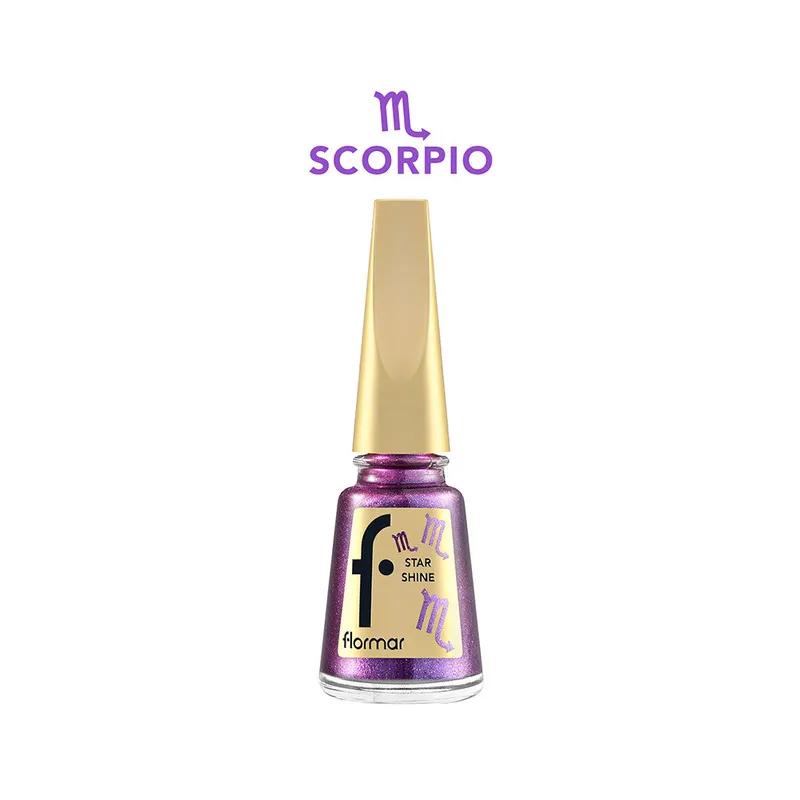 Flormar Star Shine Nail Enamel Zodiac -  42 Passionate Scorpio