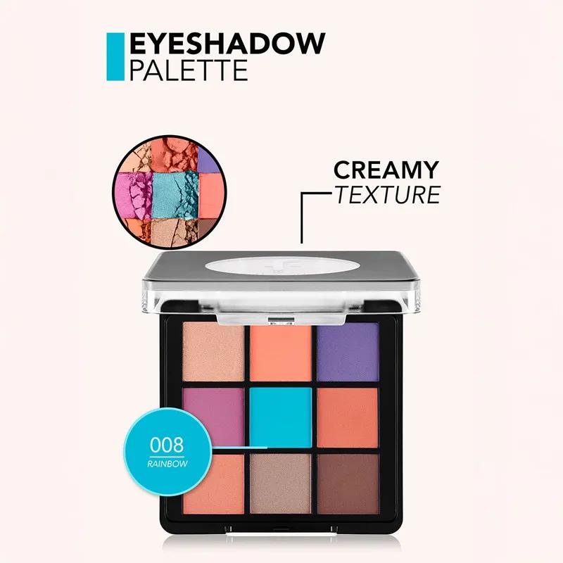 Flormar NP Eyeshadow Palette - 008 Rainbow