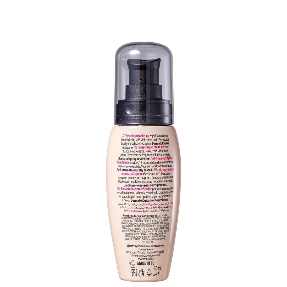 Dermacol Matt Control Make-Up No 6.0 - Skin Foundation Concealer