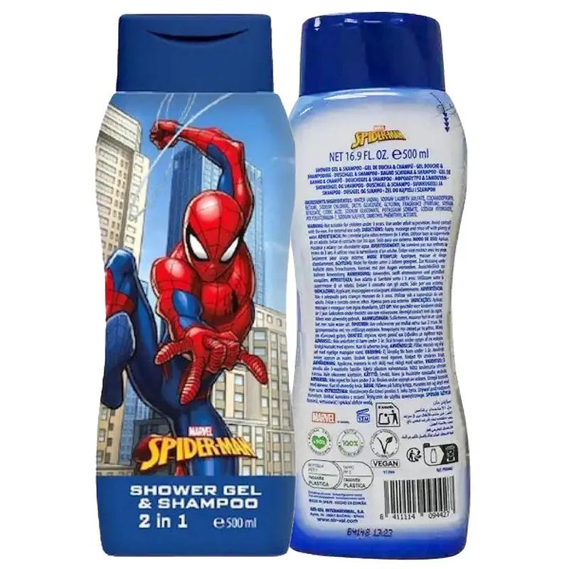 Air-Val Marvel Spiderman Shower Gel & Shampoo 2 in 1 500Ml