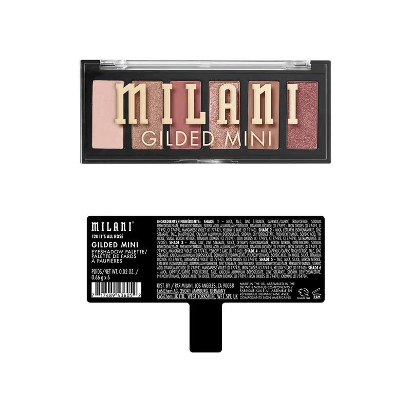 Milani Gilded Mini Eyeshadow Quads - It's All Rose