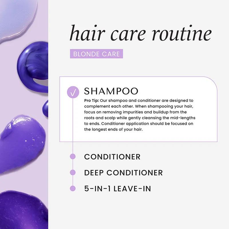 Hask Blonde Care Purple Shampoo 355ml