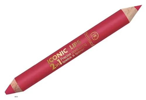 Dermacol Iconic Lips 2in1 Lipstick & Lipliner | (No 4)