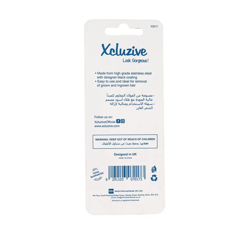 Xcluzive Slant Tweezers - Black Coated*