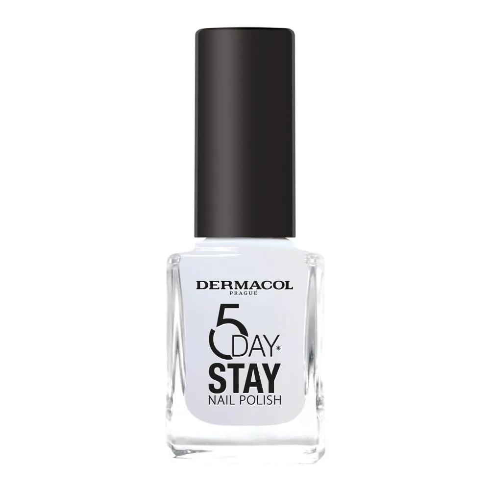 Dermacol Longlasting Nail Polish 5 Days Stay (No.56 Arctic White)