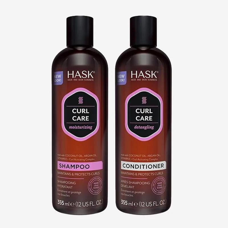 Hask Curly Care Shampoo 355Ml & Conditioner 355Ml X2 Value Pack