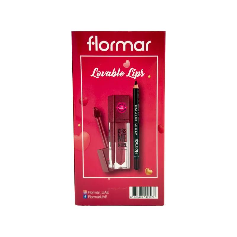 Flormar Kiss Me More Tattoo + Waterproof Lipliner Pencil Free For Valentines
