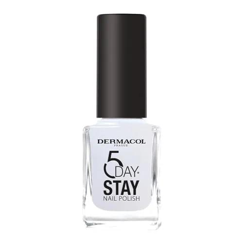 Dermacol Longlasting Nail Polish 5 Days Stay (No.56 Arctic White)