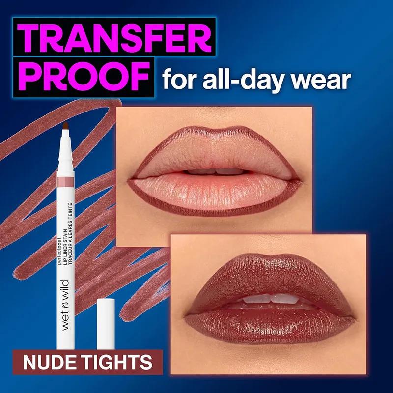WnW Perfect Pout Lip Liner Stain - Nude Tights