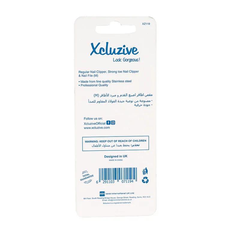 Xcluzive Set of 2 Nail Clippers + Nail File