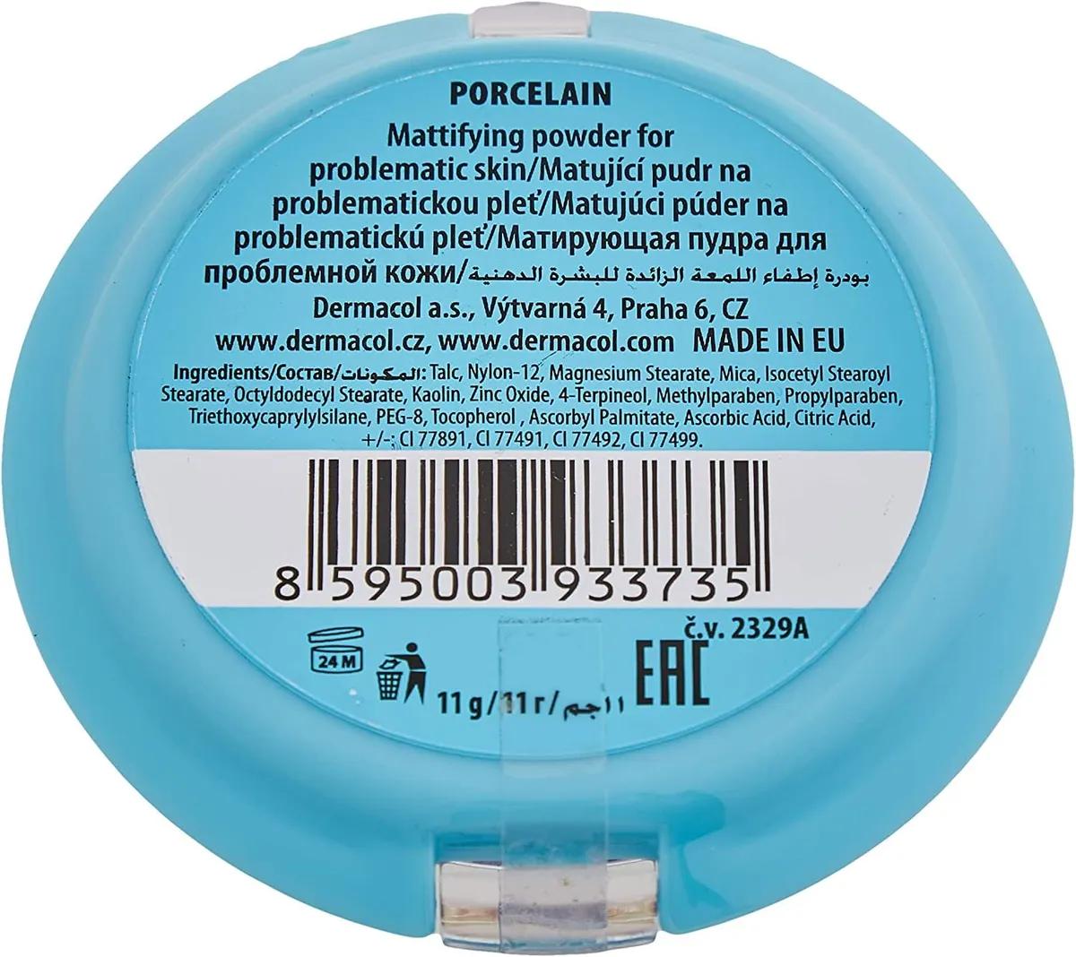 Dermacol Acnecover Mattifying Powder Porcelain 11 gr