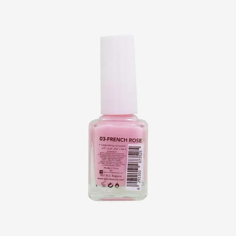 GlamBeaute Nail Enamel 03 - French Rose