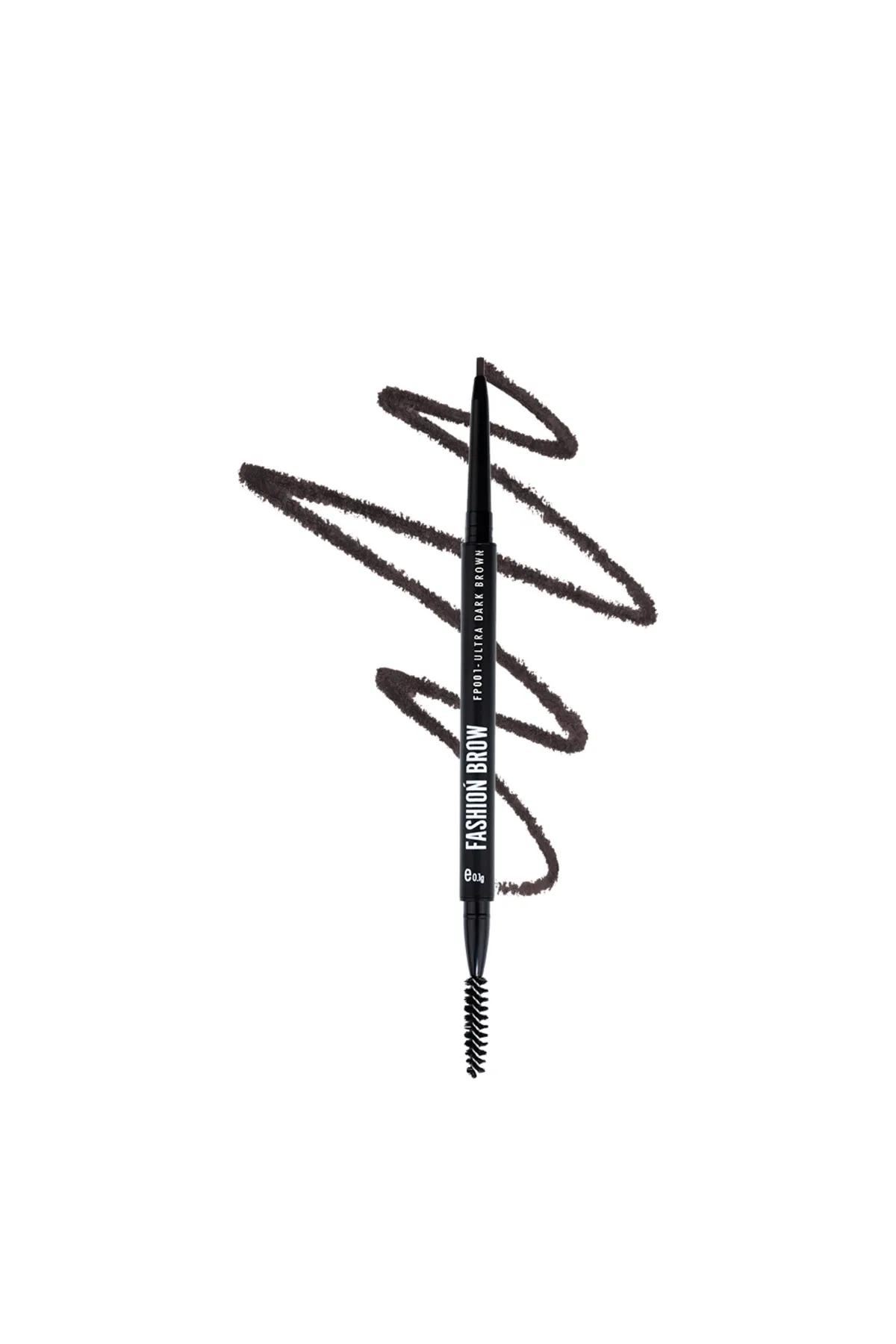 Character Fashion Brow Pencil-Ultra Dark Brown - FP001