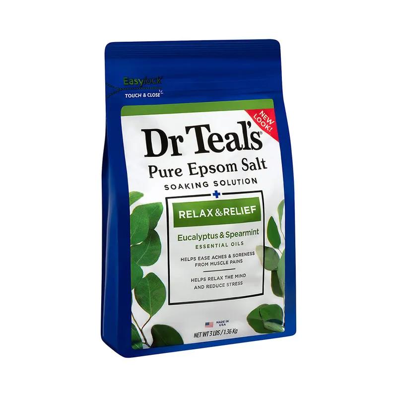 Dr Teal's Epsom Bath Salt - Eucalyptus&Spearmint 1.36Kg
