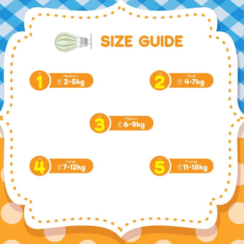 Snugberi Diaper Size 1 New Born 2-5Kg 32's
