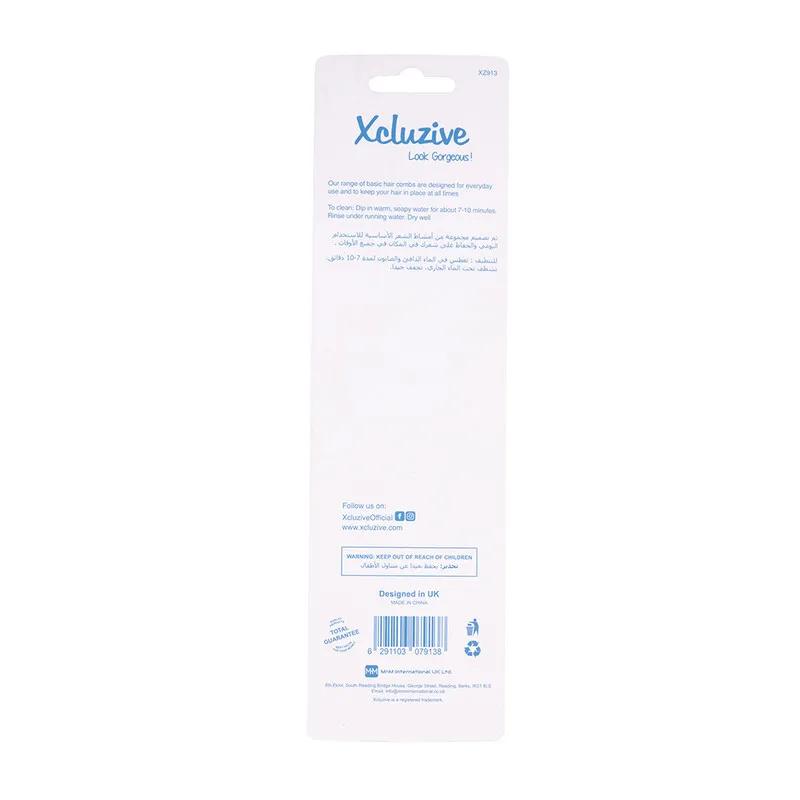 Xcluzive Wide Tooth Combs with Handle 2 Pcs