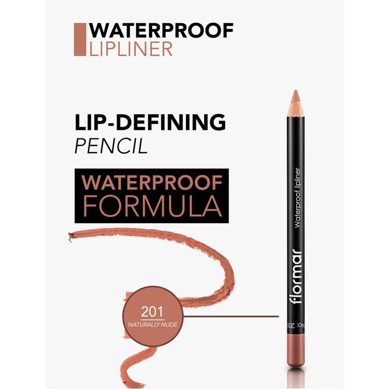 Flormar Lipliner Pencil - 201 Naturally Nude