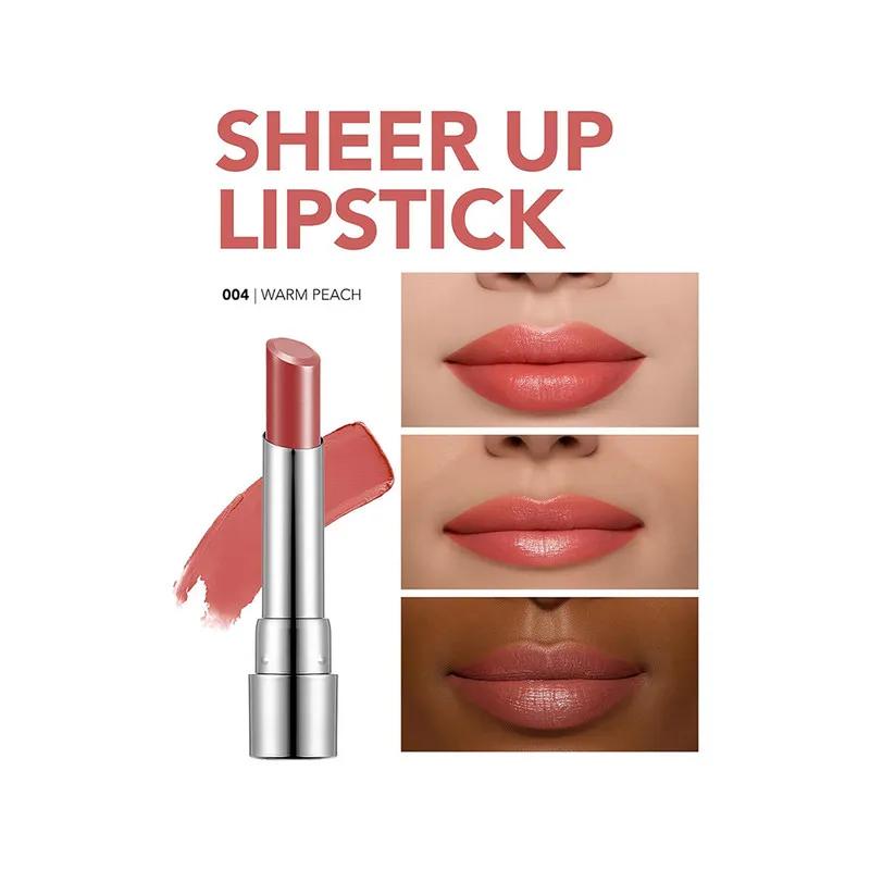 Flormar New Sheer Up Lipstick - 04 Warm Peach