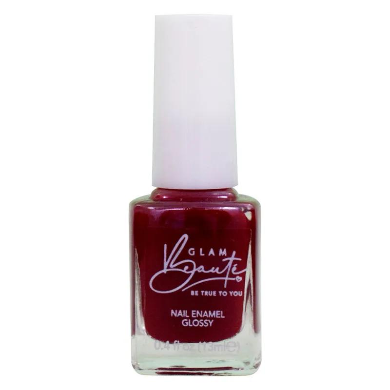 GlamBeaute Nail Enamel 16 - Ruby Red