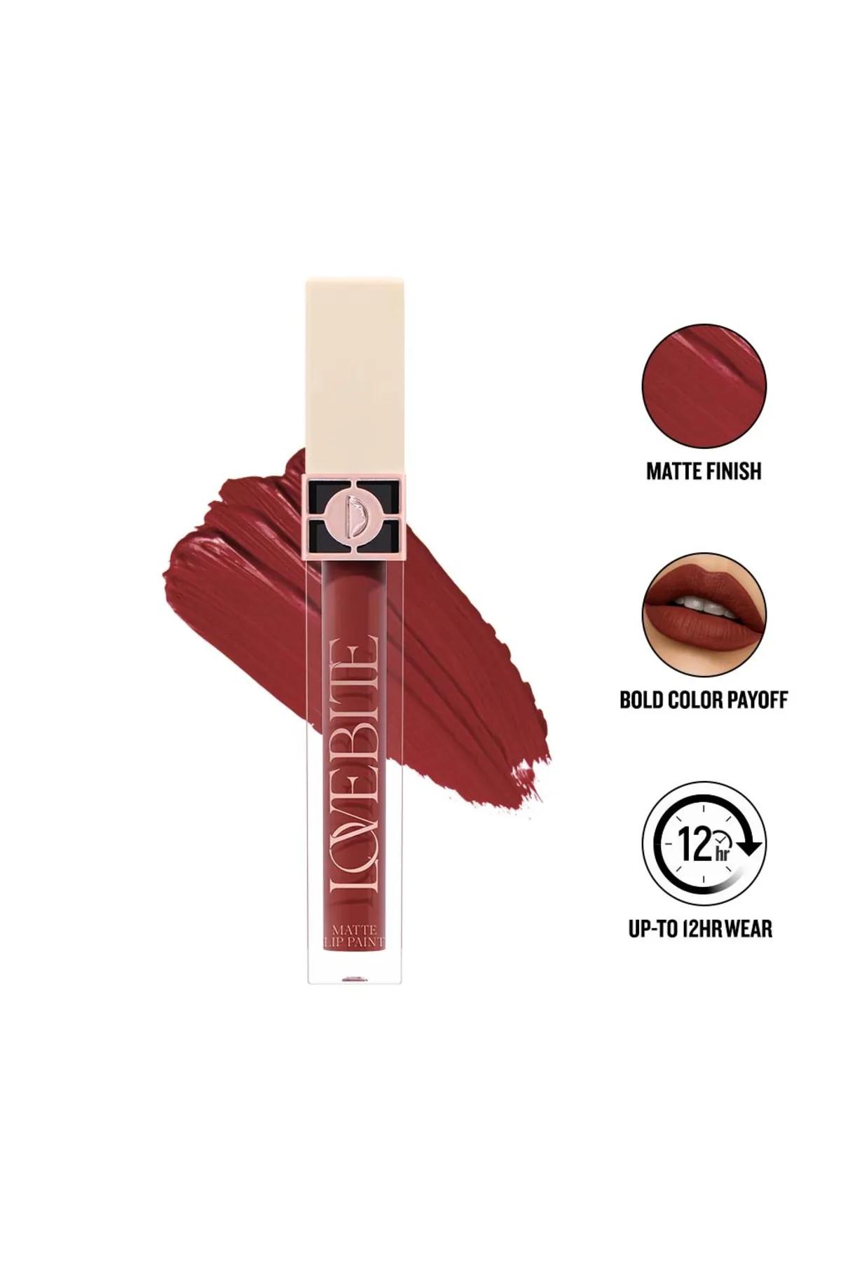 Character Lovebite Matte Lip Paint-Plum Nibble - CLV009