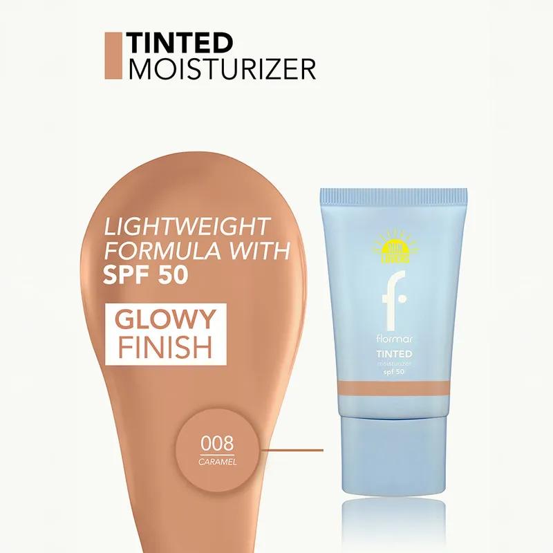 Flormar New Tinted Moisturizer SPF50 - 08 Caramel