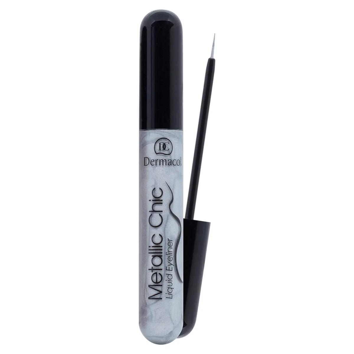Dermacol Mettalic Chic Liquid Eyeliner | (Silver)