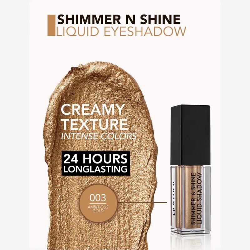 Flormar Shimmer & Shine Liquid Eyeshadow - 03 Ambitious Gold