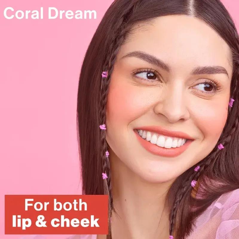 WnW Mega Glo Liquid Lip&Cheek Coral Dream