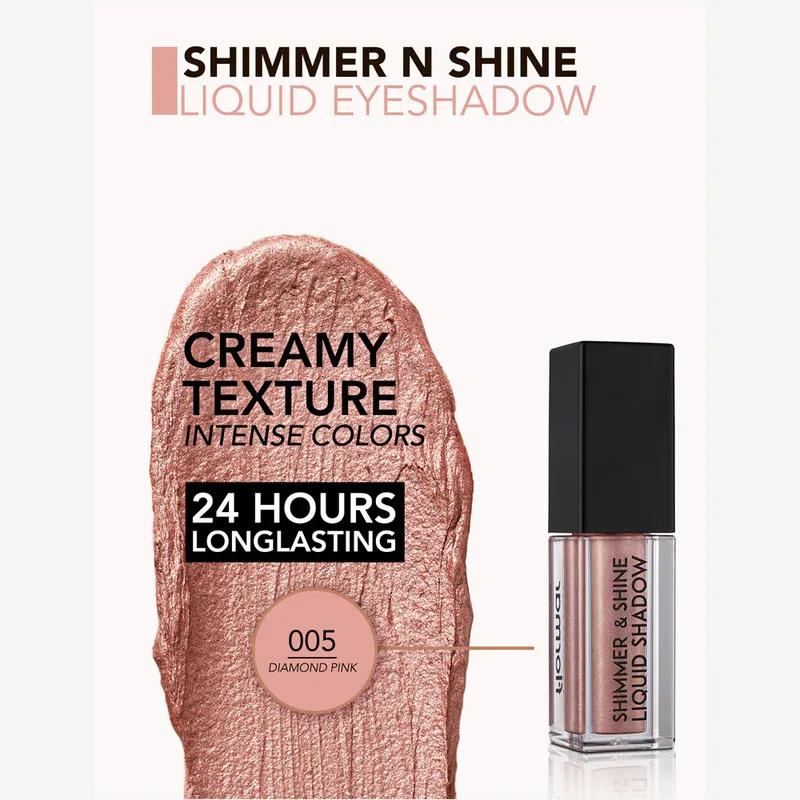 Flormar Shimmer & Shine Liquid Eyeshadow - 05 Diamond Pink