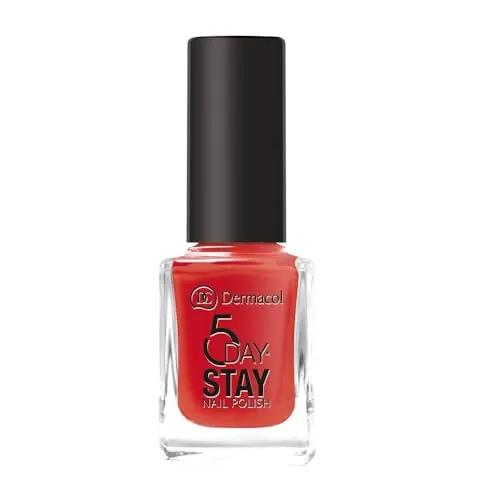 Dermacol Longlasting Nail Polish 5 Days Stay (No.21 Monroe Red)