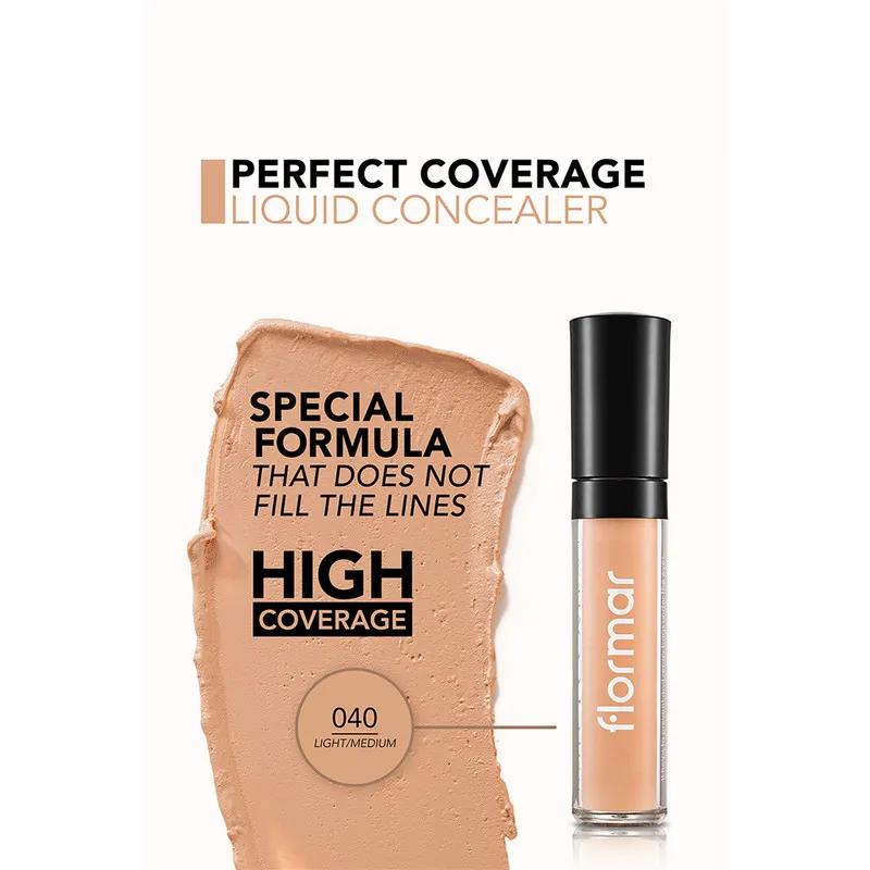 Flormar Perfect Coverage Liquid Concealer - 40 Ligt Medium