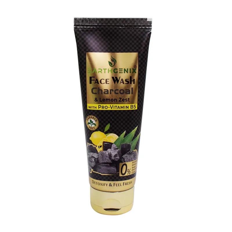 Earthgenix  Charcoal & Lemon Zest Face wash 100Ml x 2 Twin Pack