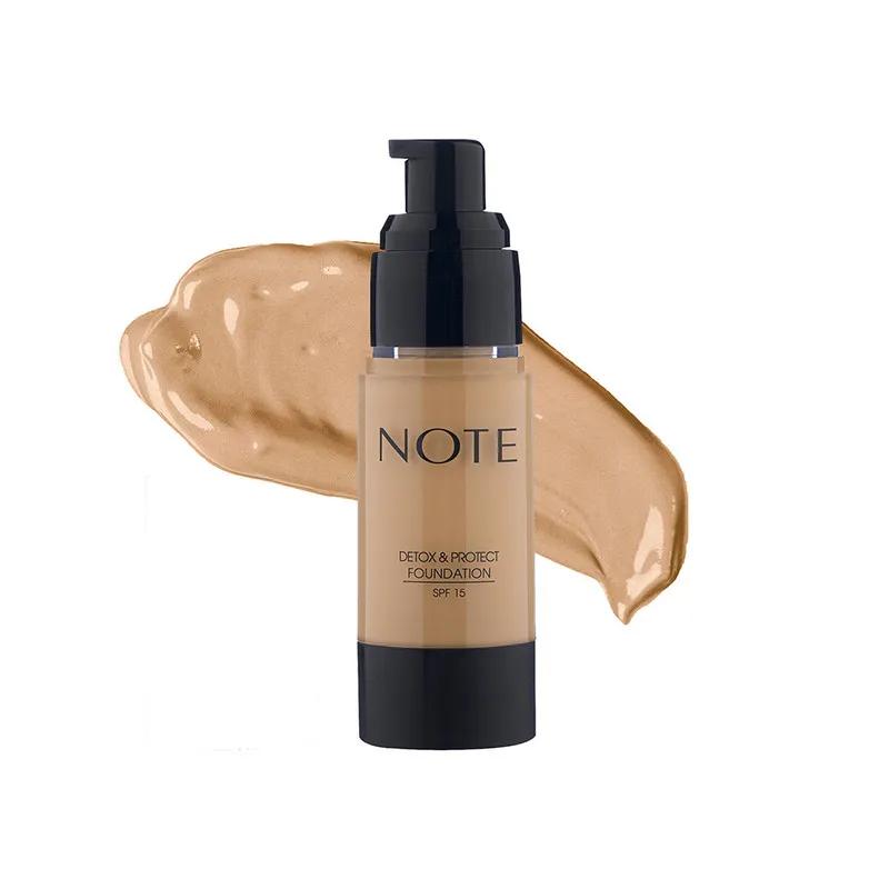 Note Detox And Protect Foundation 05 Pump - Honey Beige