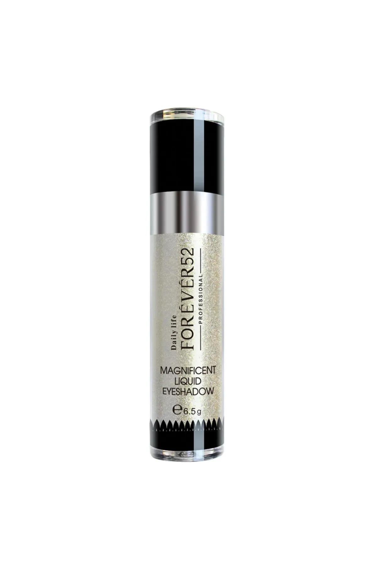 Forever52 Magnificent Liquid Eyeshadow-Grey silver - FLE004