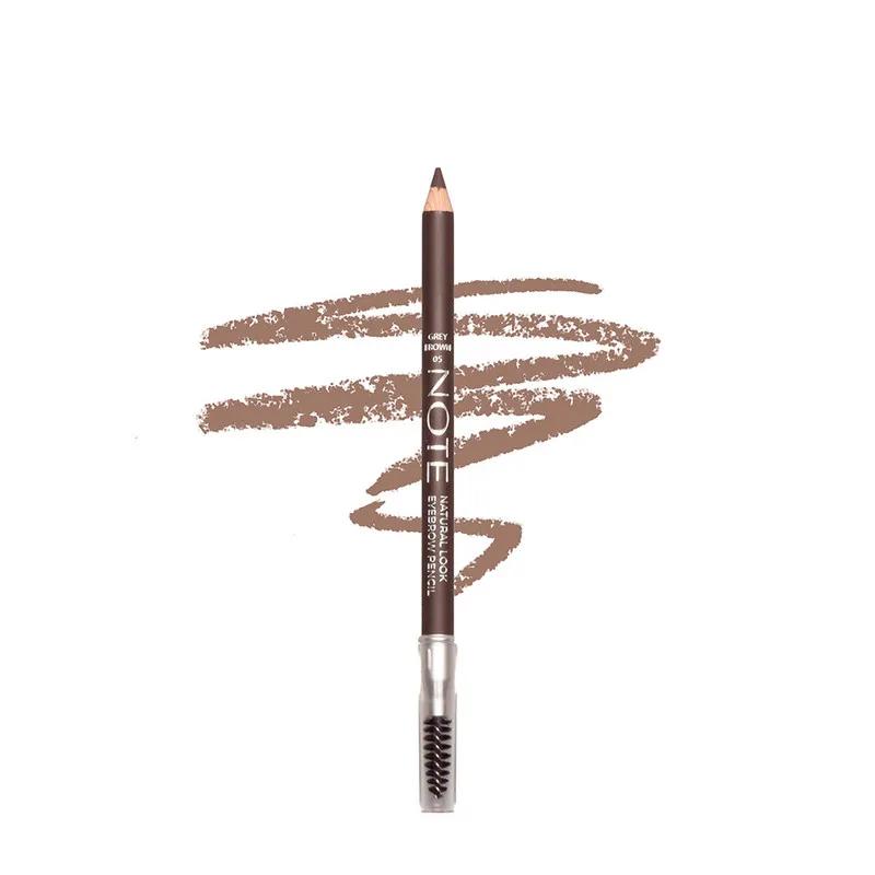 Note Natural Look Eyebrow Pencil 05 - Grey Brown