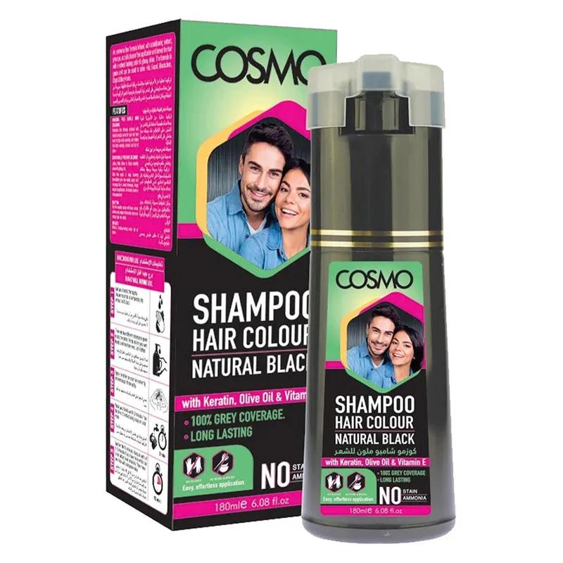 Cosmo Shampoo Hair Colour Black 180ml