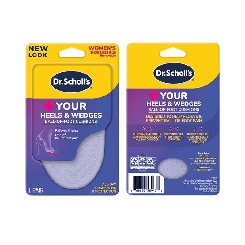 Dr.Scholl's Love Your Heels & Wedges Ball Of Foot Cushions 1 Pair