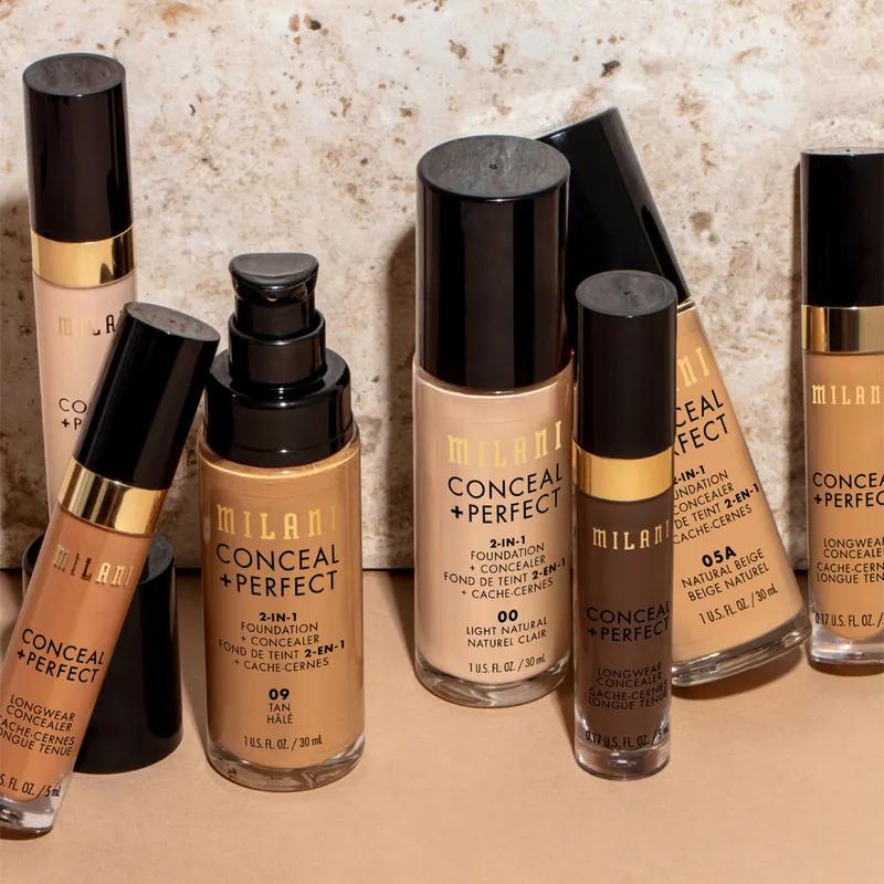 Milani Conceal + Perfect 2-In-1 Foundation - 08 Light Tan