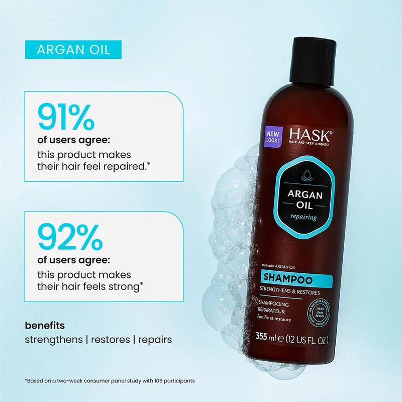 Hask Argan Oil  Repairing Shampoo 355ml