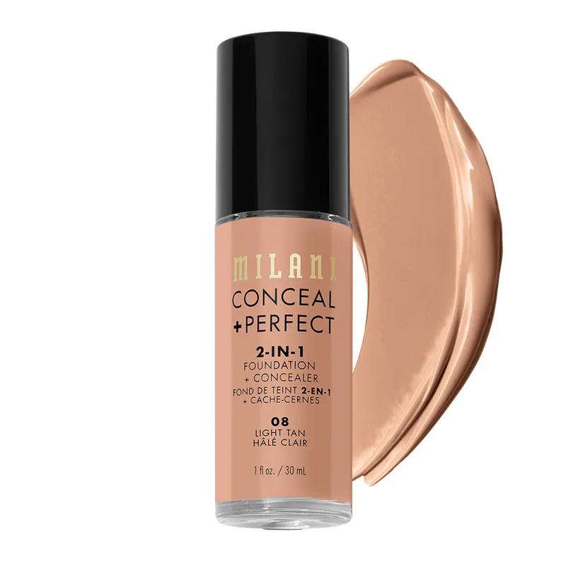 Milani Conceal + Perfect 2-In-1 Foundation - 08 Light Tan