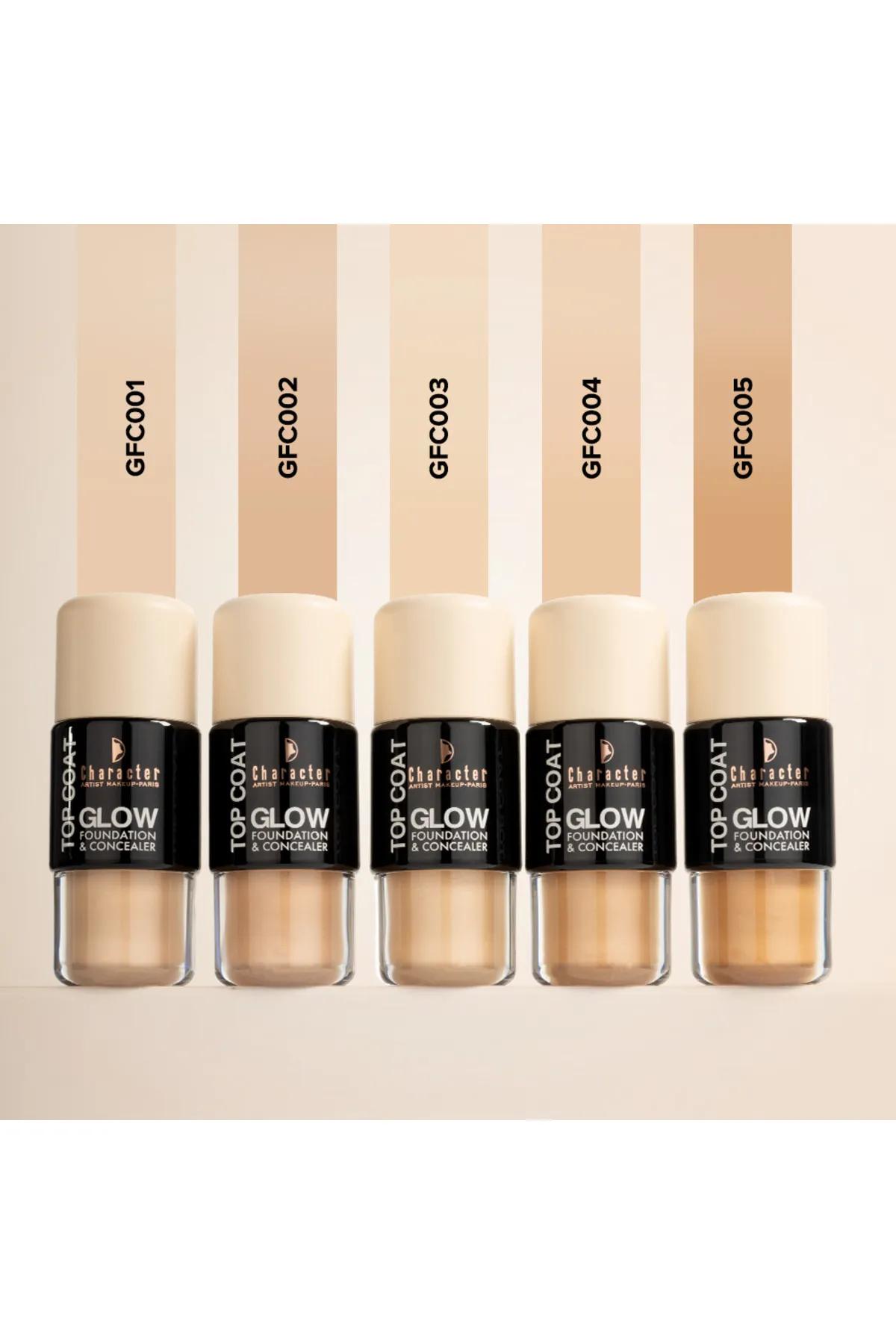 Top Coat Glow Foundation and Concealer-Light Sand