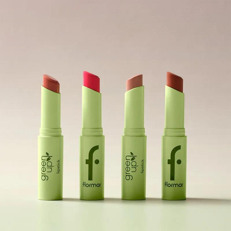 Flormar Green Up Lipstick-004 Wild Rose